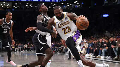 Los Angeles Lakers cruise past Brooklyn Nets as LeBron James scores 40 points