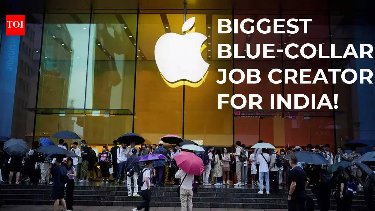 Apple ecosystem becomes biggest blue-collar job creator in India! 1.5 ...