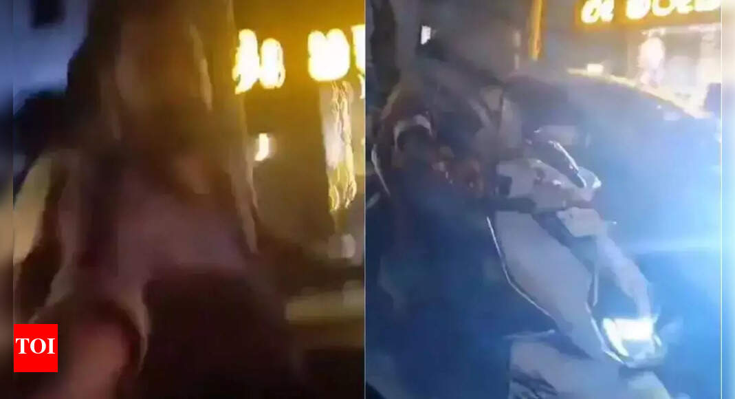 Bangalore News: Woman captures terrifying encounter with 3 men tailgating in Bengaluru | Bengaluru News – Times of India
