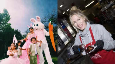 Star-studded Easter 2024: Taylor Swift's Bunny Onesie, Kardashians, and Beckhams set the scene in Hollywood