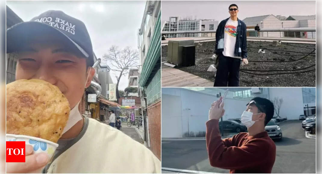 BTS' RM treats fans to vacation snaps amid military leave, exploring  museums and soaking up the spring