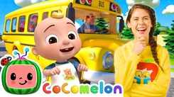 Nursery Rhymes in English: Children Video Song in English 'Learn First Words with Wheels on the Bus'