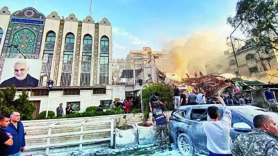 Part of Iran's Damascus consulate flattened, top general killed in air raid
