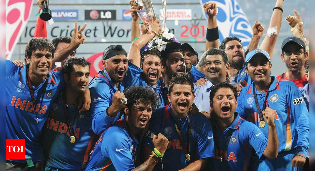 On this day 13 years ago: MS Dhoni finished off ‘in style’ as India won their second ODI World Cup | Cricket News – Times of India