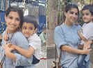 Swetha Changappa enjoys a shopping date with her son Jiyaan Aiyappa, says, "I had to carry my date throughout"