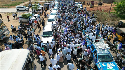 YSRCP legislator takes out a massive bike rally at Nellore district's Atmakur