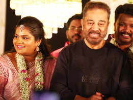 Kamal Haasan graced Robo Shankar’s daughter Indraja Shankar wedding reception