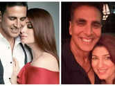Twinkle's selfie with Akshay from their date night