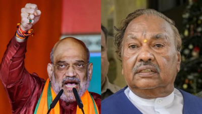 Home minister Amit Shah summons Karnataka BJP leader Eshwarappa to Delhi to quell dissidence