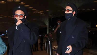 Ranveer Singh hides his face at the airport, fans wonder if he's hiding his 'Don 3' look, but he wins the internet with THIS gesture - WATCH
