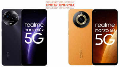 Limited Time Deal: realme narzo 60X 5G and realme narzo 60 5G Get Up To 27% Discount On Amazon
