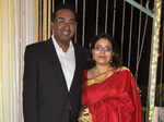 Sameer Nair with wife