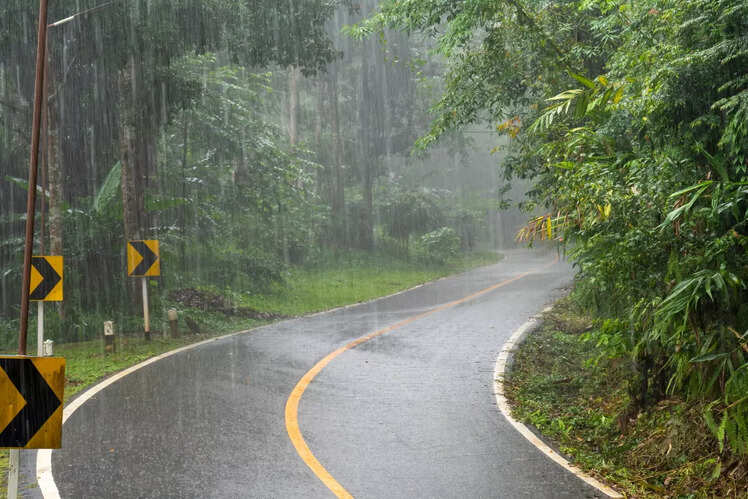 Rainfall in Northeast India