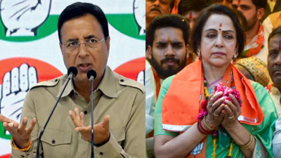 BJP attacks Congress for 'vile, sexist' remarks on MP Hema Maini; 'No intention to insult anyone', Surjewala clarifies