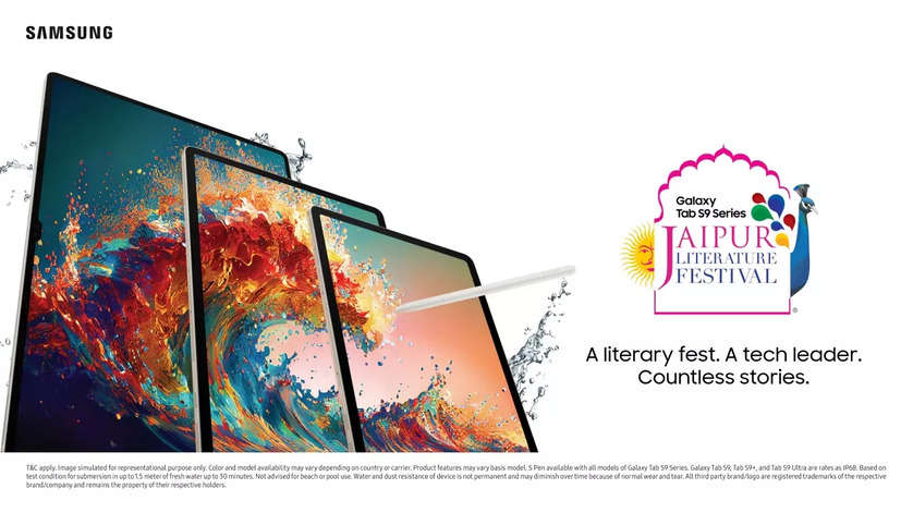Samsung Galaxy Tab S9 Series: Fueling inspiration to creativity at Jaipur Lit Fest 2024!