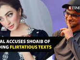 Did Sania Mirza's ex-husband Shoaib Malik send flirtatious texts to Pakistani actress Nawal Saeed? She says 'I have saved screenshots'