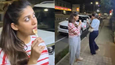 Viral video! Nayanthara's midnight ice cream adventure in Kerala; You won't believe who she left behind!