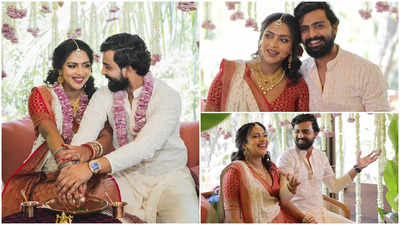 Actress Amala Paul's cute baby shower function pictures go viral