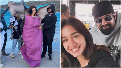 Disha Patani shares BTS moments from the 'Kalki 2898 AD' song shoot in Italy; don't miss her selfie with Prabhas