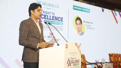 Rohan Jain addresses leaders and changemakers at TOI Right to Excellence Health Summit 2024
