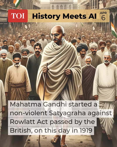 7. When Mahatma challenged Rowlatt Act