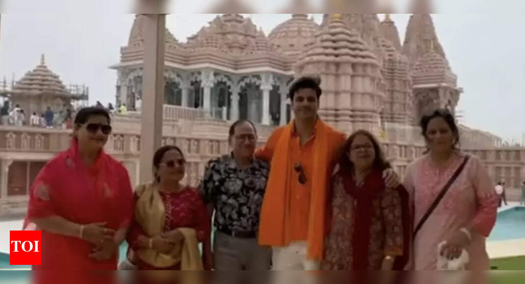 Vivek Dahiya take a spiritual trip with his family to Abu Dhabi; visits the new BAPS temple - Vimarsana News