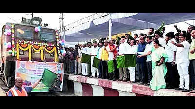 Inaugurated, but nowhere in sight: New train yet to chug