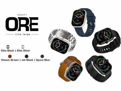 Noise ColorFit Ore smartwatch with functional crown, Bluetooth calling support launched, priced at Rs 2,999