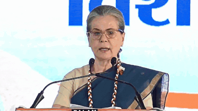 'Democracy in danger, conspiracy being hatched to change Constitution': Congress leader Sonia Gandhi