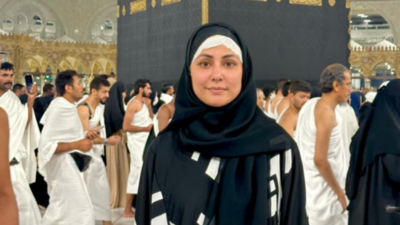 Hina Khan pens a gratitude note to the almighty as she performs Umrah in the holy month of Ramadan, writes 'I never thought I will be able to cherish the Alvida Jumma of Ramadan in the House of Allah'