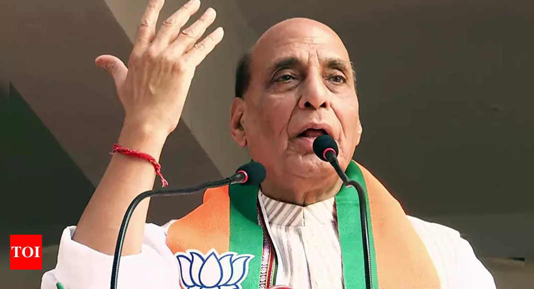 India to give befitting reply if anyone tries to stoke terror: Rajnath Singh | India News – Times of India