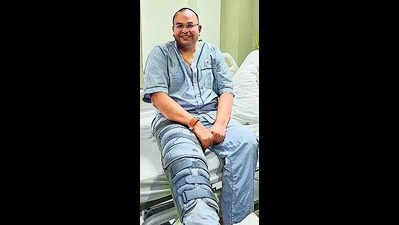 Railing: Man Back On Feet Two Months After Being Impaled By Railing 