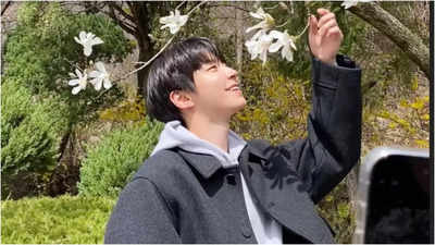 'True Beauty' actor Hwang In Yeop shares stunning photos of South Korea's cherry blossom season
