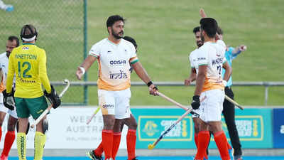 India suffer 2-4 defeat against Australia in second hockey Test