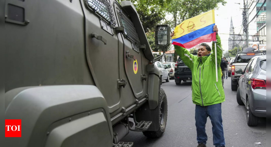 Ecuadorian police broke into Mexico’s embassy, sparking outrage. Why is this such a big deal? – Times of India