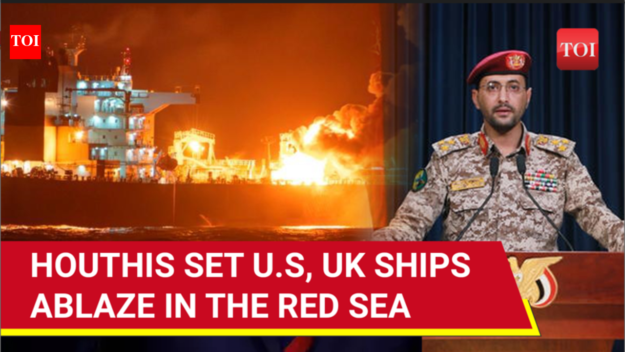 Red Sea Attack: Houthis claim strikes on six Israel linked ships in ...