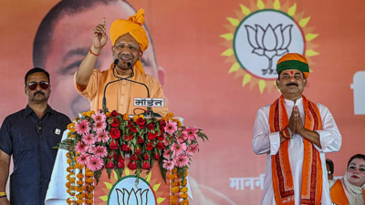 Congress fed biryani to terrorists while poor starved: Yogi in Rajasthan