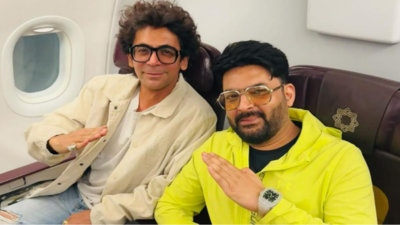 The Great Indian Kapil Show: Sunil Grover drops a selfie with Kapil Sharma as they travel together after 6 years, jokes 'Don't worry guys, it's a small flight'