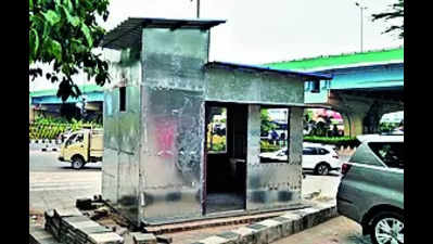 BDA builds aid posts to provide rest to traffic cops