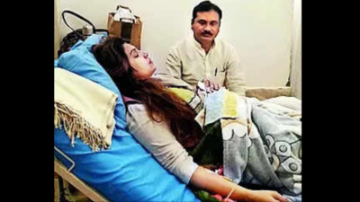 Kajal Nishad referred to Lucknow hosp after suspected heart attack