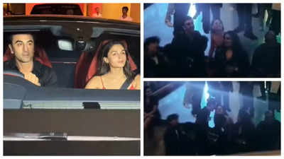 Ranbir Kapoor and Alia Bhatt hold hands and dance to 'Nadaan Parindey' at dinner party: WATCH