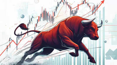 Stock market rally today: BSE Sensex surges 494 points to close at lifetime high; Nifty50 crosses 22,660 - Times of India