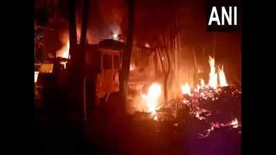 Bihar: Fire breaks out at Municipal Corporation premises in Bhagalpur