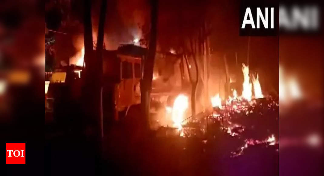 Bihar: fire breaks out at Municipal Corporation premises in Bhagalpur