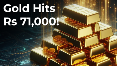Gold rate today: Gold hits record high of Rs 71,000 for the first time; silver price surges to record highs