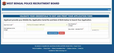 WB Police Constable Recruitment 2024: Application correction window opens at wbpolice.gov.in, direct link here