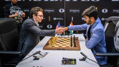 D Gukesh holds Fabiano Caruana; Vidit Gujrathi falters at Candidates chess tournament