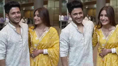 Newlyweds Surbhi Chandna gives peek into her grih pravesh with Karan Sharma after wedding; see video