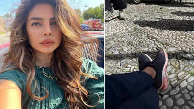 Priyanka Chopra shares a picture from sets of her Hollywood film Heads Of State, calls it ‘Glamorous’