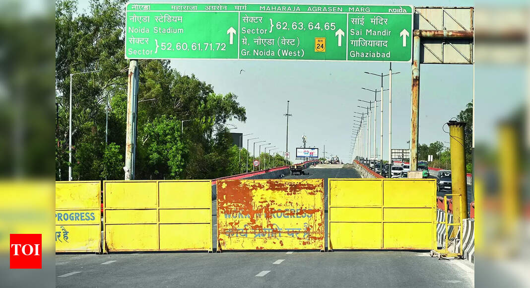 Elevated Road: Part Of Elevated Road Closed For Repairs, Traffic Diverted | Noida News - Vimarsana News